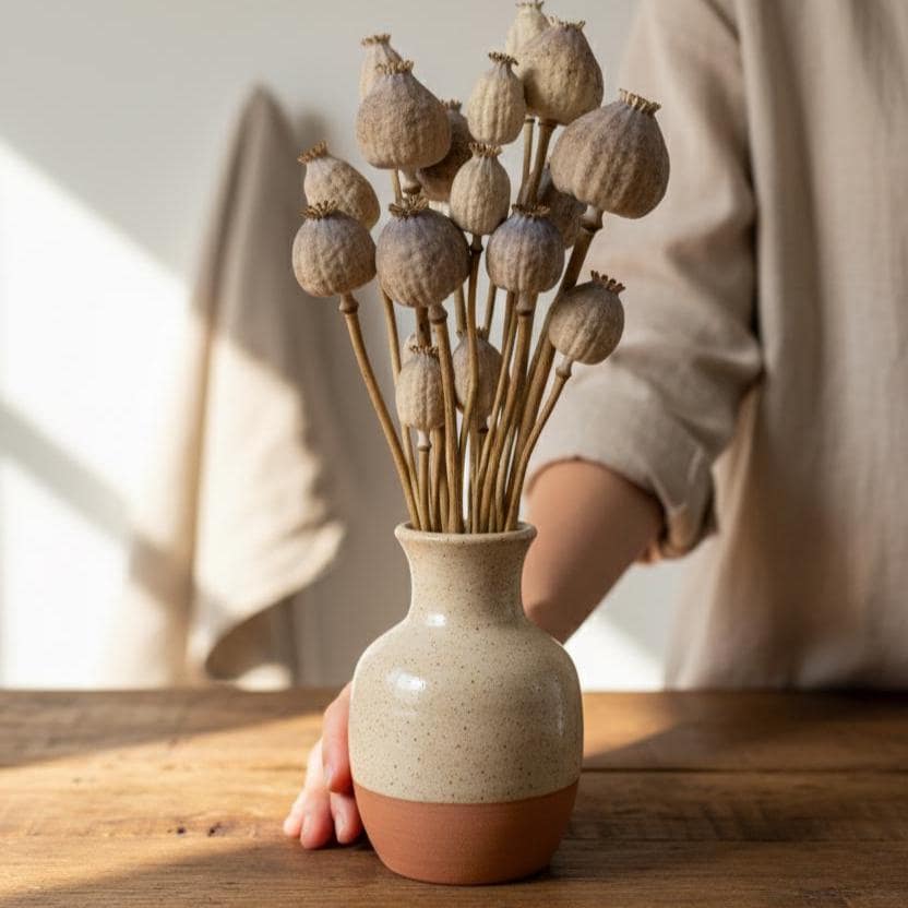 Trockenblumen Natur | Lagurus, kleines Pampas, Mohnkapseln, Lino | Deko, Hochzeit, FlowerBar und DIY