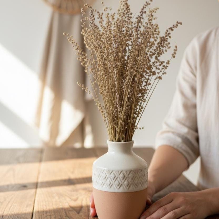 Trockenblumen Natur | Lagurus, kleines Pampas, Mohnkapseln, Lino | Deko, Hochzeit, FlowerBar und DIY