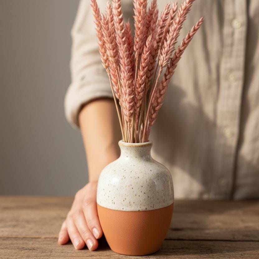 Trockenblumen rosa | Broom, Weizen, Phalaris, Acroclinium | Deko, FlowerBar, Hochzeit & DIY