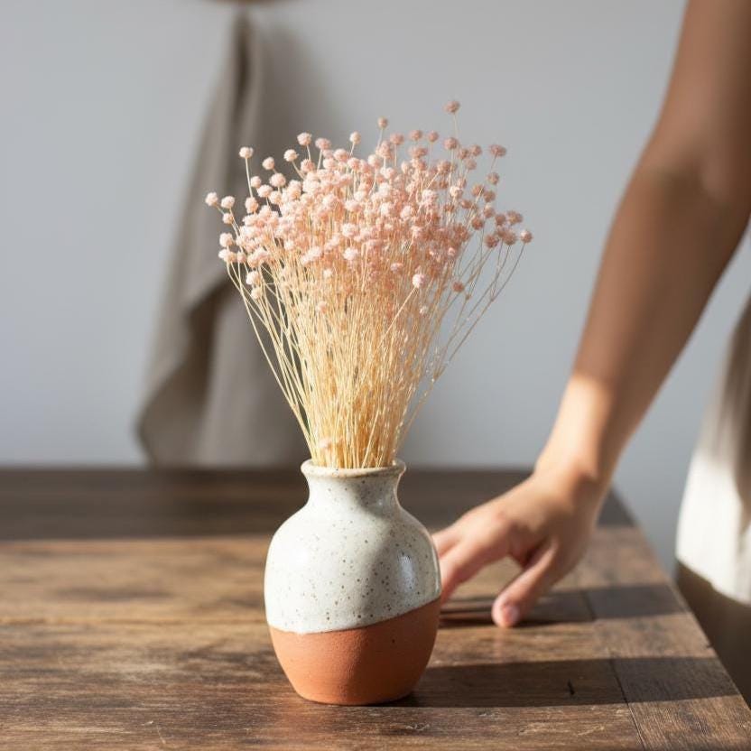 Trockenblumen rosa | Broom, Weizen, Phalaris, Acroclinium | Deko, FlowerBar, Hochzeit & DIY