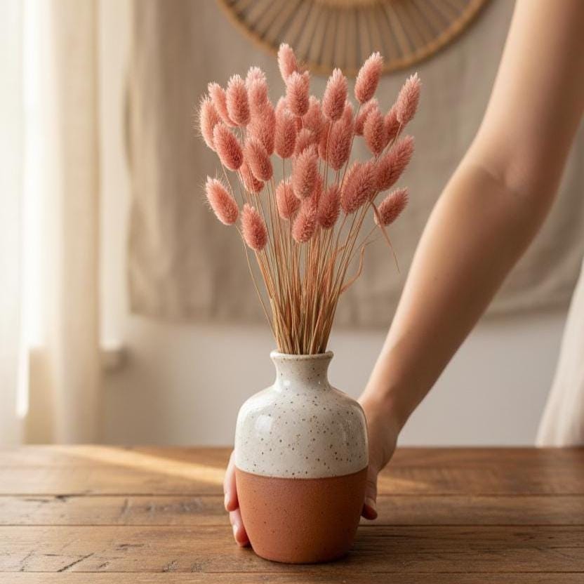 Trockenblumen rosa | Broom, Weizen, Phalaris, Acroclinium | Deko, FlowerBar, Hochzeit & DIY