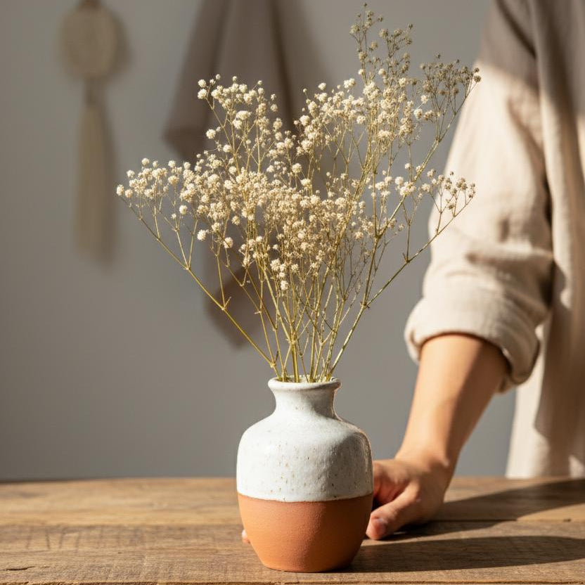 Trockenblumen Weiß | Lino, Statice, Lunaria, Lagurus, Phalaris, Acroclinium, Hafer & Baumwolle | Deko, FlowerBar, Hochzeit und DIY