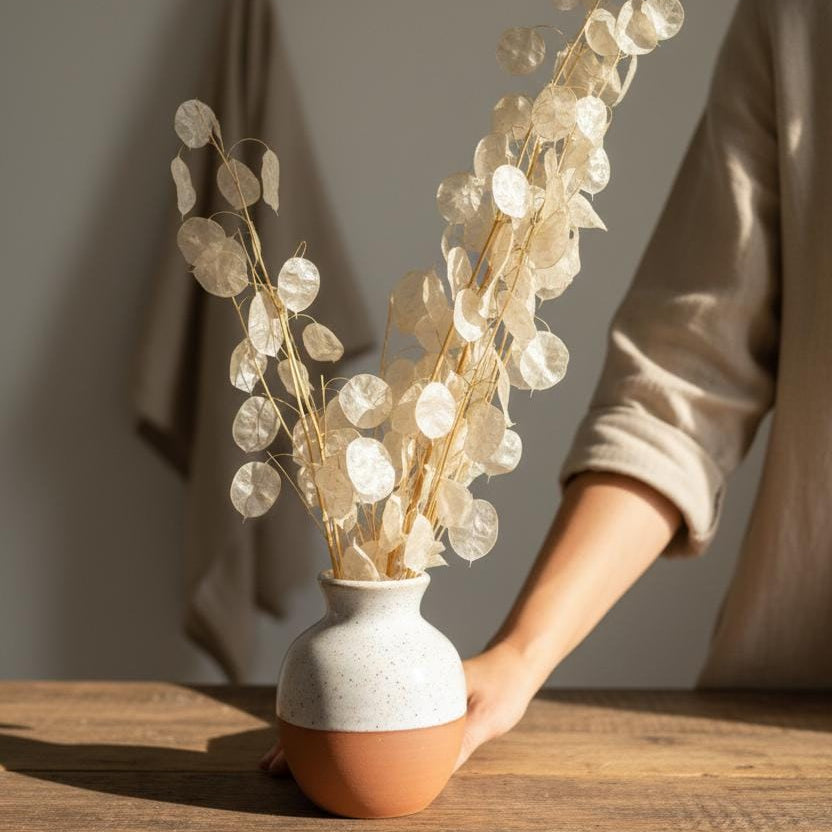 Trockenblumen Weiß | Lino, Statice, Lunaria, Lagurus, Phalaris, Acroclinium, Hafer & Baumwolle | Deko, FlowerBar, Hochzeit und DIY