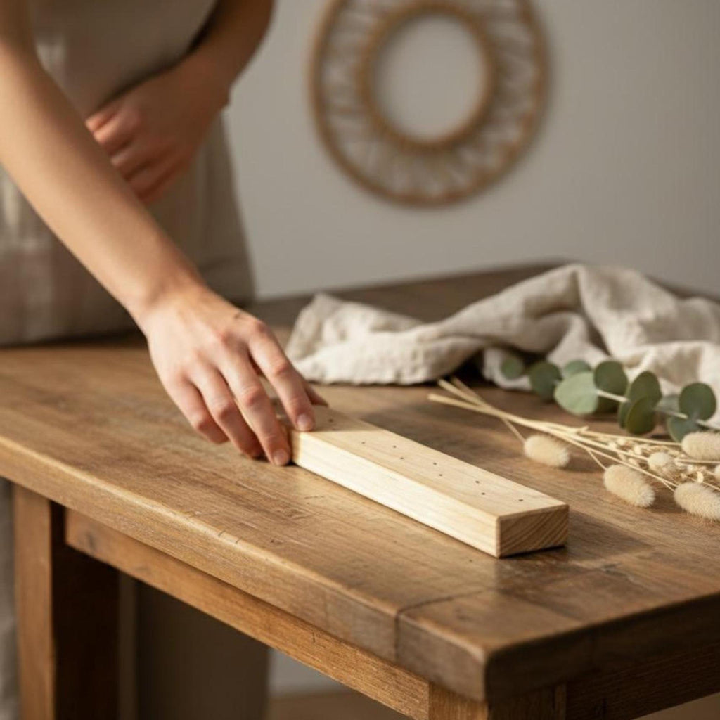 DIY FlowerBar® Holzleiste für Trockenblumen Dekoration, Geschenkidee, minimalistisch