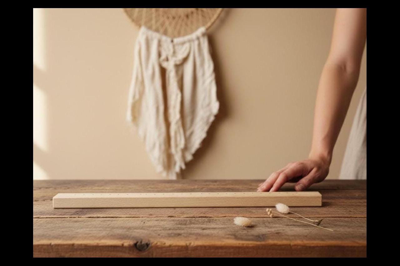 DIY FlowerBar® Holzleiste für Trockenblumen Dekoration, Geschenkidee, minimalistisch“