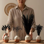 Trockenblumen schwarz | Broom, Weizen, Phalaris, Glixia | Deko, FlowerBar, Hochzeit & DIY