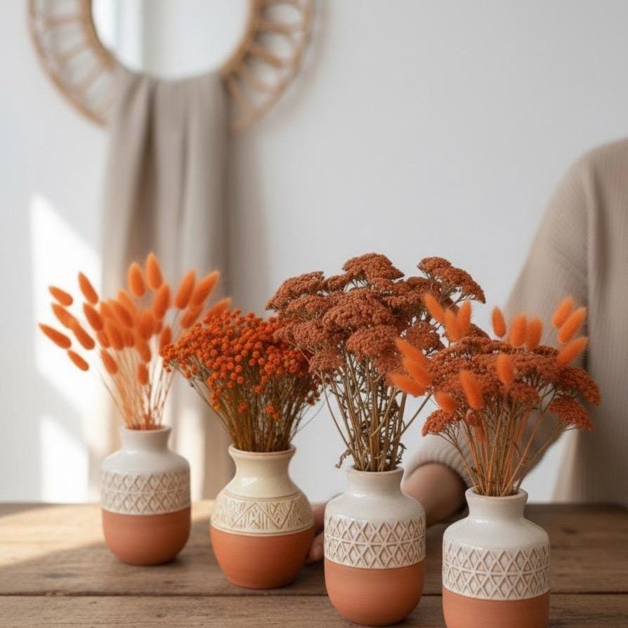 Trockenblumen orange | Glixia, Phalaris & Lagurus | Deko, FlowerBar, Hochzeit und DIY“