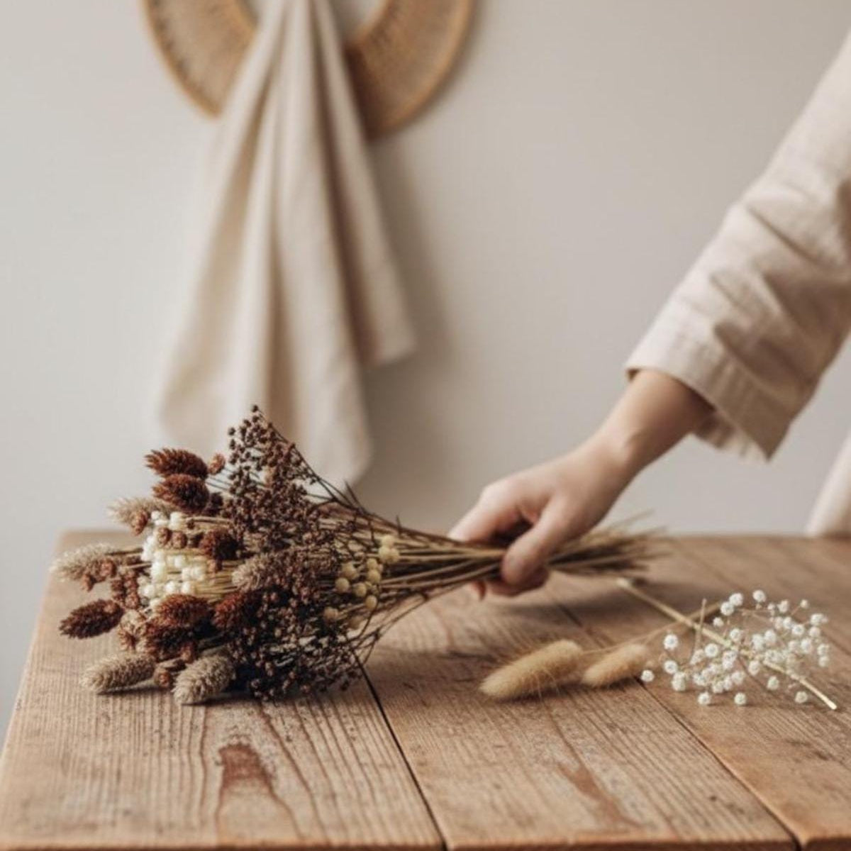 Tauschpaket Blumen Flowerbar® "Gold Richtig" Trockenblumen haltbar