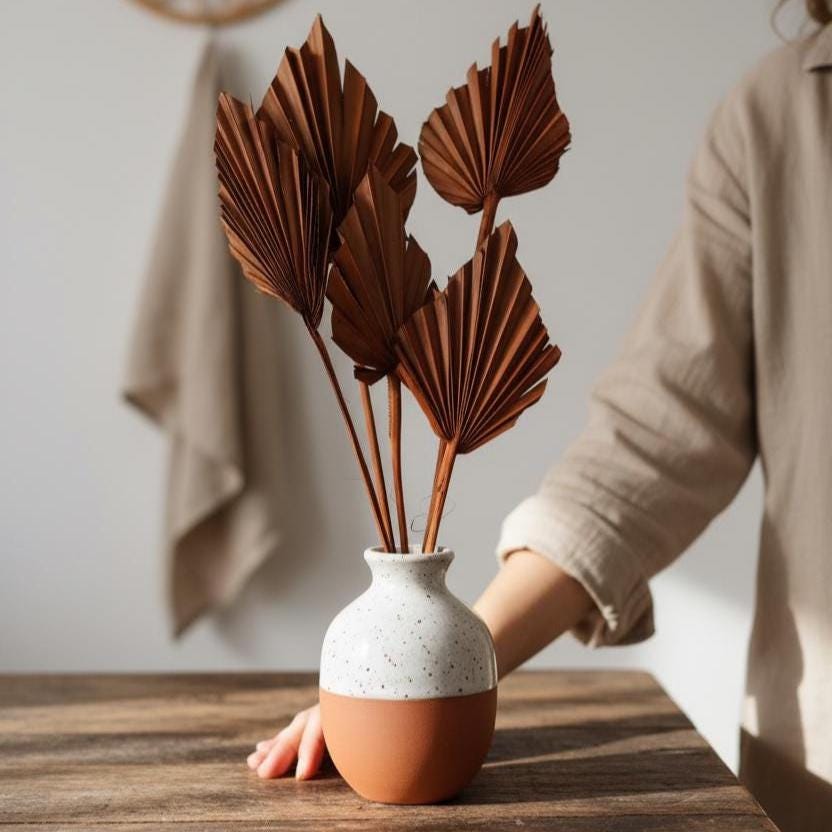 Trockenblumen braun | Glixia, Broom, Phalaris, Palmblatt, Weizen | Deko, FlowerBar, Hochzeit & DIY