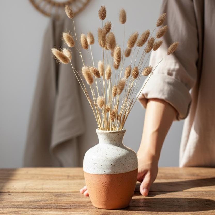Trockenblumen braun | Glixia, Broom, Phalaris, Palmblatt, Weizen | Deko, FlowerBar, Hochzeit & DIY