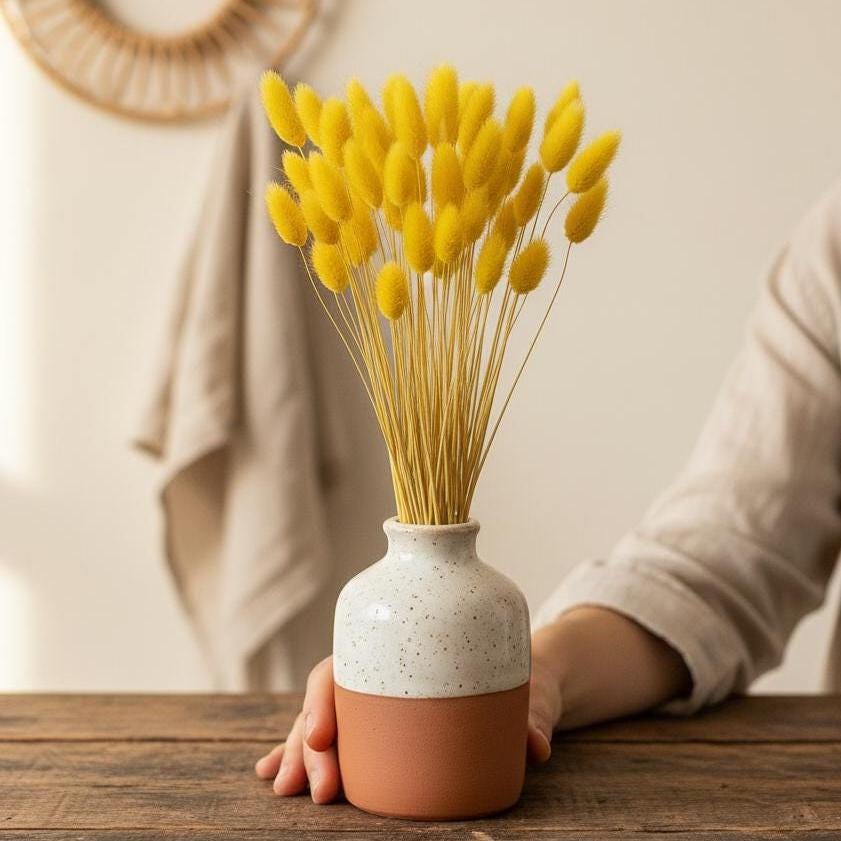 Trockenblumen Gelb | Glixia, Lona, Phalaris & Lagurus | Deko, FlowerBar, Hochzeit und DIY“