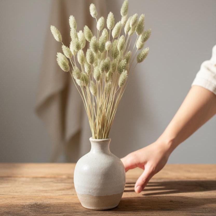 Trockenblumen grün | Glixia, Schleierkraut, Phalaris, Eukalyptus, Weizen | Deko, FlowerBar, Hochzeit & DIY