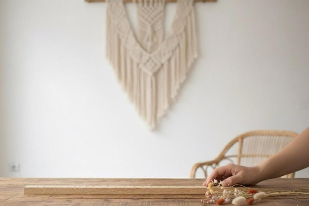 DIY FlowerBar® Holzleiste für Trockenblumen Dekoration, Geschenkidee, minimalistisch“