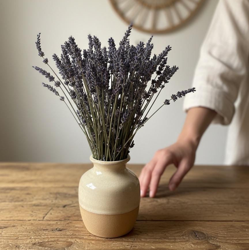 Trockenblumen Lila | Phalaris, Glixia, Broom & Lagurus | Deko, Hochzeit, FLowerBar und DIY