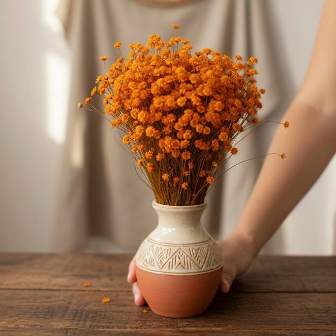 Trockenblumen orange | Glixia, Phalaris & Lagurus | Deko, FlowerBar, Hochzeit und DIY“