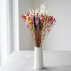 FlowerBar® Set „Blumenwiese“- Trockenblumen Arrangement inkl. Raysin Vase und FlowerBar®