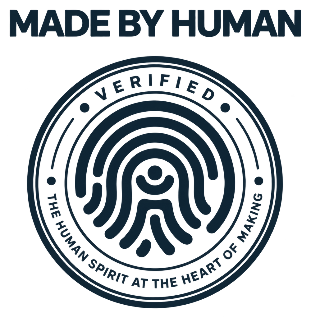 Made by Human – Logo mit Fingerabdruck
